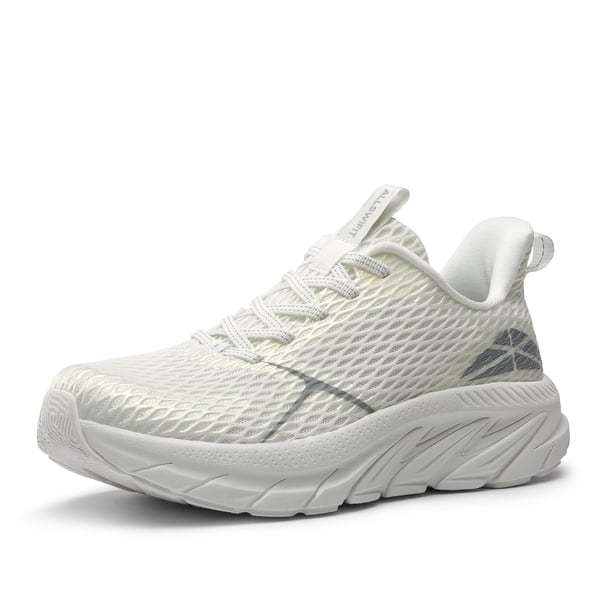 [ALLSWIFIT 1.0] Women's Mesh Athleisure Sneakers - ALL WHITE -  0